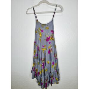 Intimately Free People Circle of Flowers Mini Dress Size Small Flowy Summer lace